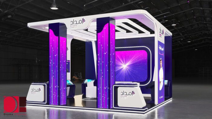 Exhibition booth 2024 design by Osama Eltamimy (1)